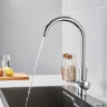 Смеситель для кухни Shevanik S428 цвет Хром