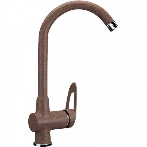 Смеситель для кухни Ulgran Classic U-006-307 Терракот латунь