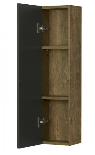 Подвесной шкаф Aquaton Терра 24 1A247403TEKA0 Дуб кантри Антрацит МДФ / ЛДСП