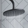 Душевая система Damixa Jupiter 977770300 Черная матовая латунь на стену