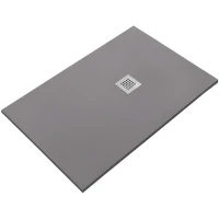 Душевой поддон из искусственного камня Starohome Solid 120х80 1237480 Grey Matt