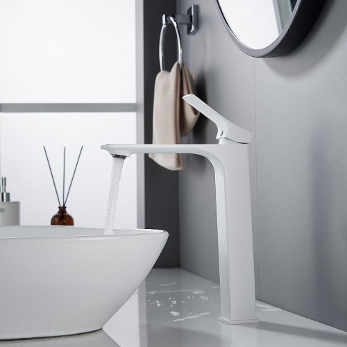 Смеситель для раковины Shevanik S6111C цвет Белый