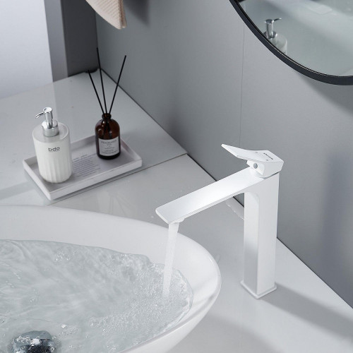 Смеситель для раковины Shevanik S6111C цвет Белый