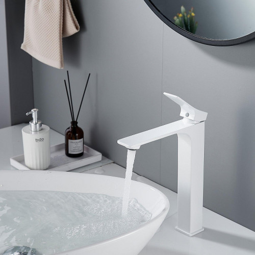 Смеситель для раковины Shevanik S6111C цвет Белый