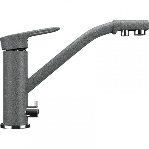 Смеситель для кухни Ulgran Classic U-010-309 Темно-серый латунь
