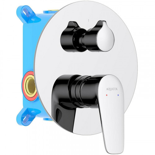 Смеситель для душа Aquatek Бетта AQ1146CR Хром латунь встраиваемый