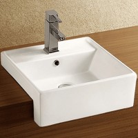 Раковина WeltWasser Deilbach 4010 41 10000003884 Белый глянец фаянс полувстраиваемая