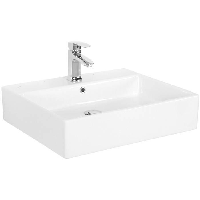 Раковина Creavit Next 60 NX260-00CB00E-0000 Белая фарфор подвесная, накладная