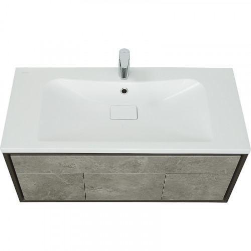 Тумба под раковину Aquaton Уэльс 80 1A267901WA6A0 подвесная Авеллино грей Антрацит МДФ / ЛДСП