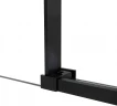 Душевой уголок Vincea Slim Soft 120x90 VSR-1SS9012CGB профиль Черный стекло тонированное