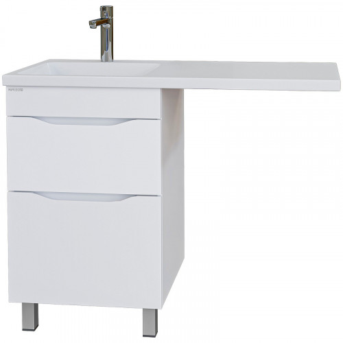 Тумба под раковину Grossman Вилар 110 125011 Белая МДФ / ЛДСП