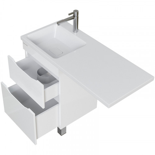 Тумба под раковину Grossman Вилар 110 125011 Белая МДФ / ЛДСП