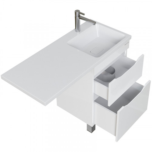 Тумба под раковину Grossman Вилар 110 125011 Белая МДФ / ЛДСП