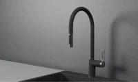 Смеситель для кухни Granula 8172 цвет Графит