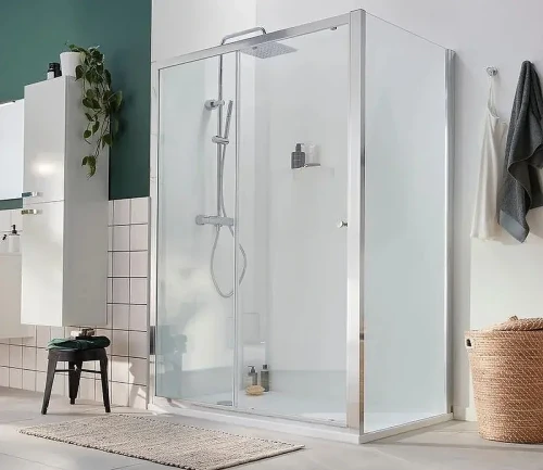 Душевая дверь Jacob Delafon Serenity 120 E14P120-GA профиль Хром стекло прозрачное