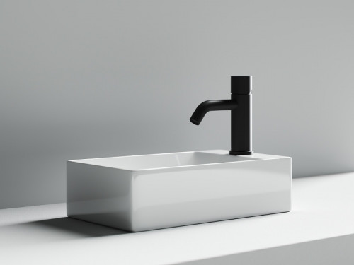 Раковина Ceramicanova Element 37 CN5007 Белая фаянс накладная