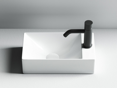 Раковина Ceramicanova Element 37 CN5007 Белая фаянс накладная