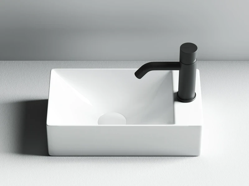Раковина Ceramicanova Element 37 CN5007 Белая фаянс накладная
