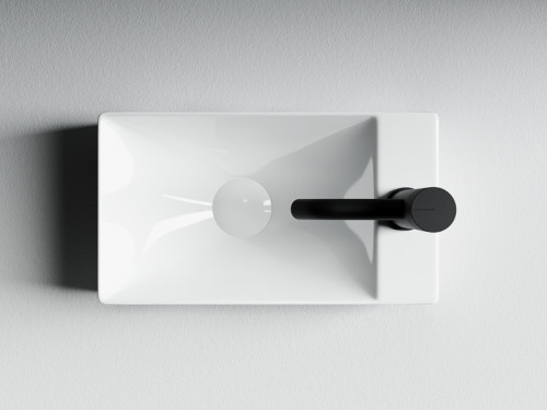 Раковина Ceramicanova Element 37 CN5007 Белая фаянс накладная