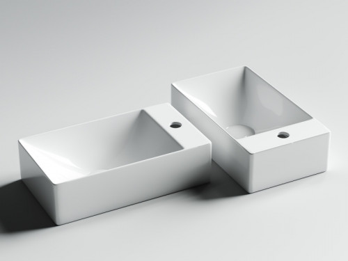 Раковина Ceramicanova Element 37 CN5007 Белая фаянс накладная