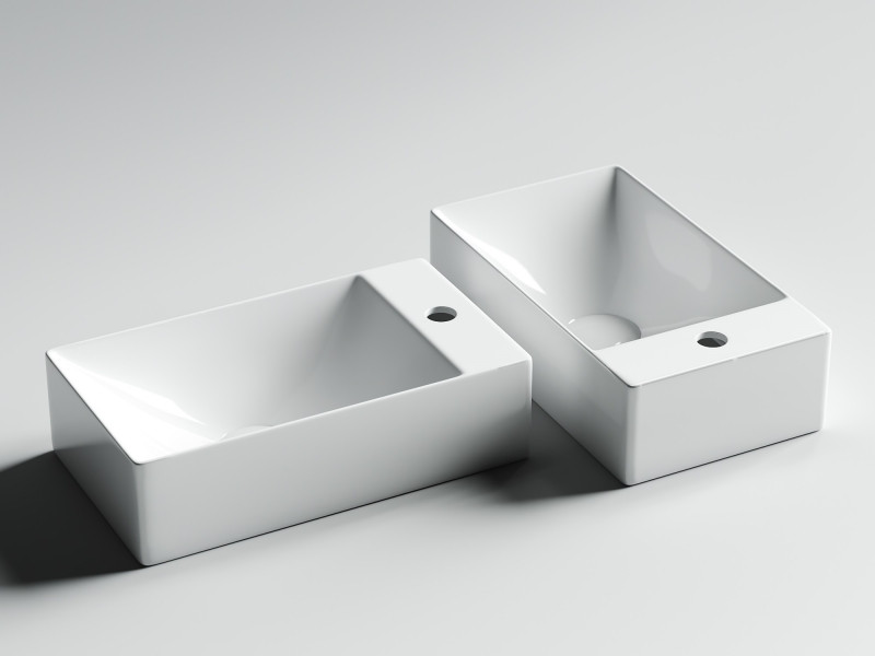 Раковина Ceramicanova Element 37 CN5007 Белая фаянс накладная