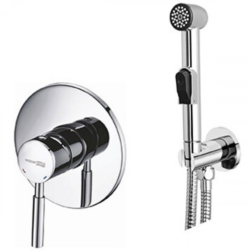 Гигиенический душ со смесителем WasserKRAFT Main A04157 Хром латунь на стену