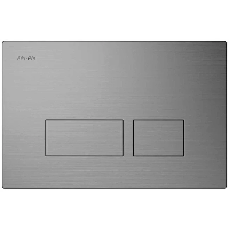 Комплект унитаза с инсталляцией AM.PM Spirit V2.0 FlashClean IS47031.701700 с сиденьем Микролифт и клавишей смыва Никель матовый фарфор подвесной