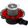 Трап для душа Tece Drainpoint 120 KDP-S120 с решеткой Хром