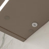 Зеркальный шкаф Equil Gleam 80 szGLEAM.LED.80.2D-25 с подсветкой цвет Амарок Дуб вотан