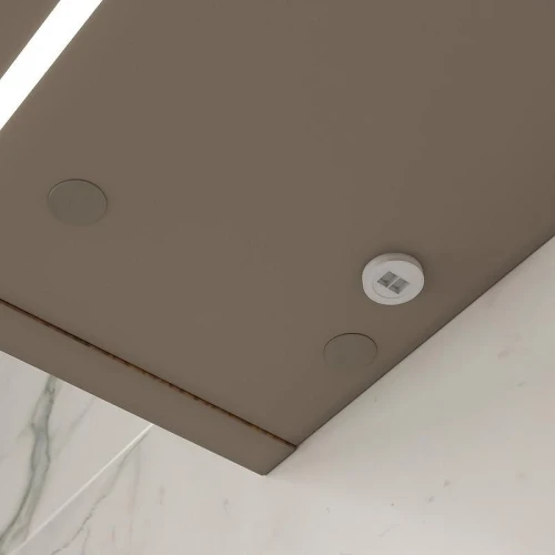 Зеркальный шкаф Equil Gleam 80 szGLEAM.LED.80.2D-25 с подсветкой цвет Амарок Дуб вотан