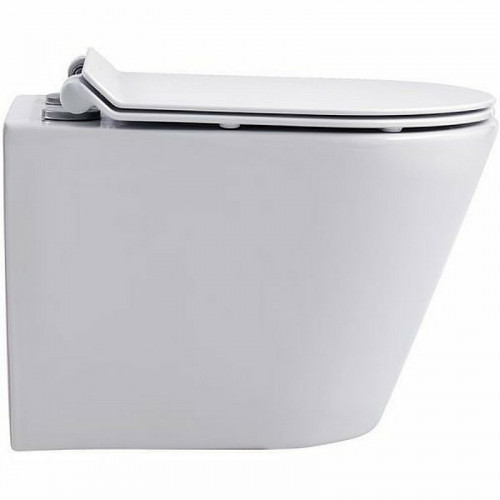 Унитаз Aquanet Atago W Short Tornado 332173 подвесной с сиденьем Микролифт фарфор подвесной