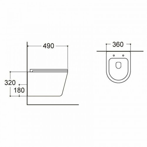 Унитаз Aquanet Atago W Short Tornado 332173 подвесной с сиденьем Микролифт фарфор подвесной