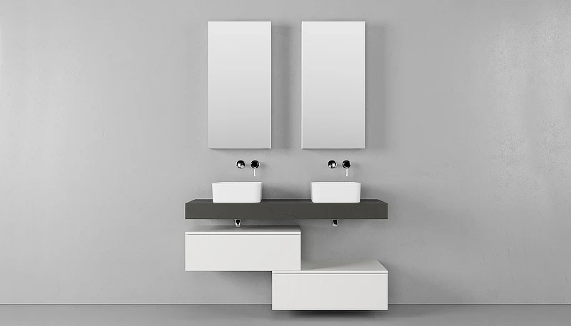 Тумба Velvex Unique Unit 80 tp.UNI.80.1Y подвесная Белая глянцевая