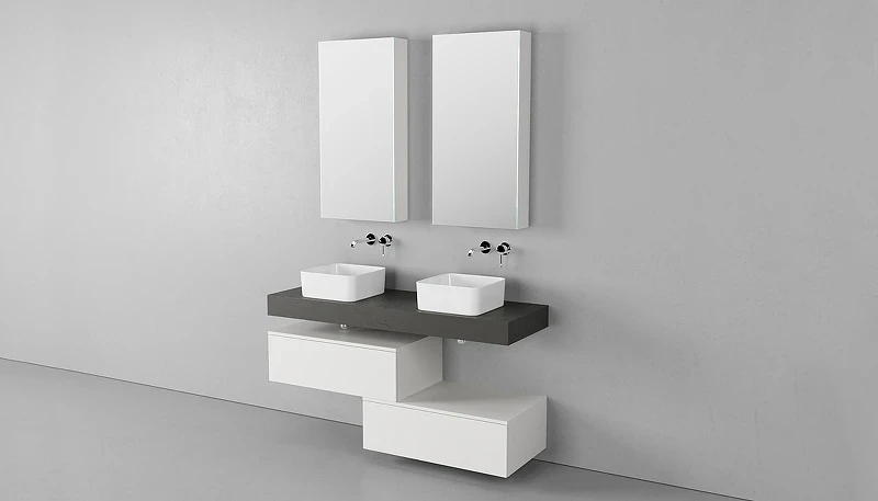 Тумба Velvex Unique Unit 80 tp.UNI.80.1Y подвесная Белая глянцевая