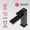 Смеситель для раковины Agger Great A2802144 Черный матовый латунь