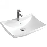Раковина Aquatek 60 AQ5518-00 Белая фарфор накладная
