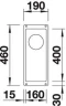 Кухонная мойка Blanco Subline 160-U 523400 Белая искусственный камень (литьевой мрамор) встраиваемый