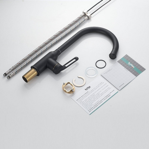 Смеситель для кухни Raffine F103H цвет Черный