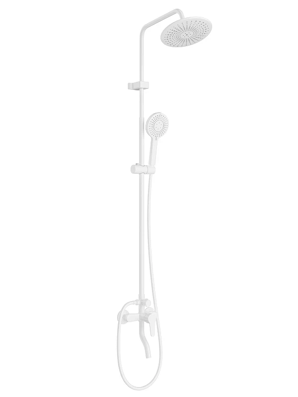 Душевая система DIWO Орёл DW-ORL75WH цвет Белый матовый