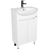 Тумба под раковину VIANT Рим 50 VRIM50BA-T2ST Белая МДФ / ЛДСП