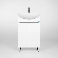 Тумба под раковину VIANT Рим 50 VRIM50BA-T2ST Белая МДФ / ЛДСП