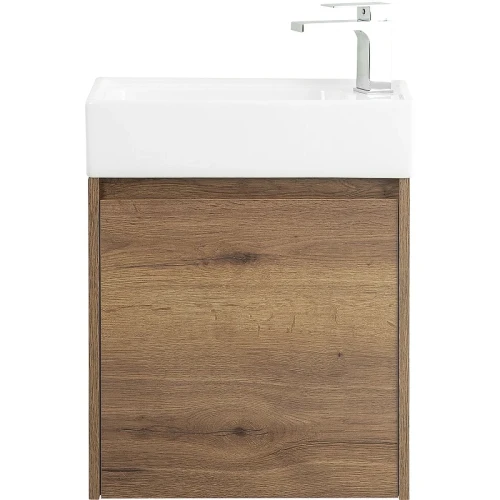 Тумба под раковину BelBagno Kraft Mini 50 R KRAFT MINI-500/260-1A-SO-RT-R подвесная Rovere Tabacco МДФ / ЛДСП