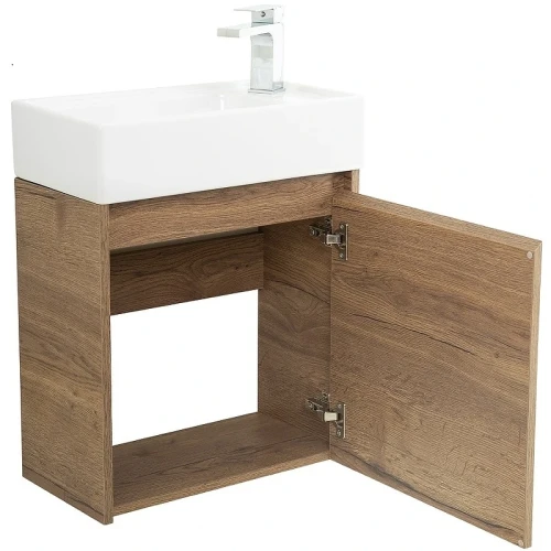 Тумба под раковину BelBagno Kraft Mini 50 R KRAFT MINI-500/260-1A-SO-RT-R подвесная Rovere Tabacco МДФ / ЛДСП