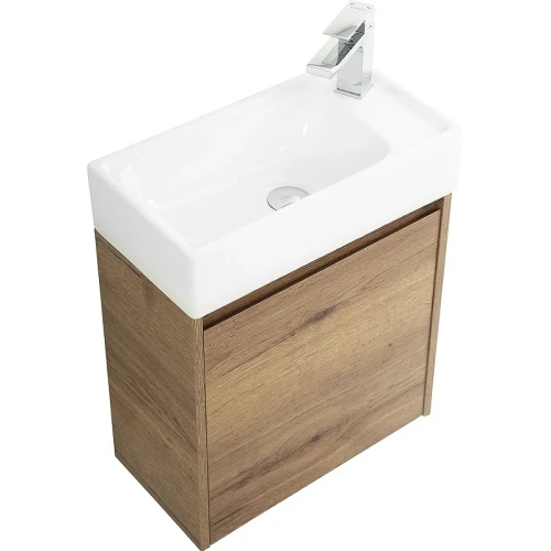 Тумба под раковину BelBagno Kraft Mini 50 R KRAFT MINI-500/260-1A-SO-RT-R подвесная Rovere Tabacco МДФ / ЛДСП