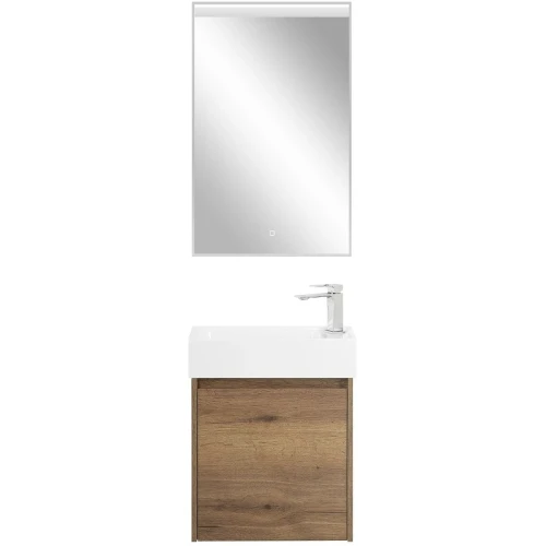 Тумба под раковину BelBagno Kraft Mini 50 R KRAFT MINI-500/260-1A-SO-RT-R подвесная Rovere Tabacco МДФ / ЛДСП