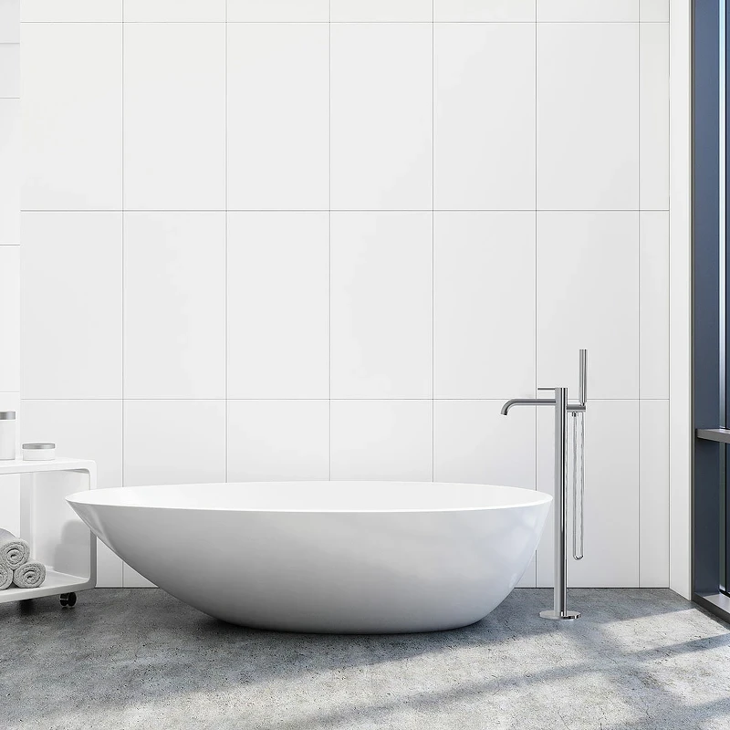 Смеситель для ванны Vincea Desire VTF-1DCH Хром латунь на пол