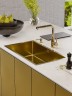 Смеситель для кухни Alveus Zeos P Monarch Gold 1136501 Золото латунь