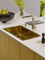 Смеситель для кухни Alveus Zeos P Monarch Gold 1136501 Золото латунь