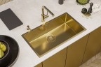 Смеситель для кухни Alveus Zeos P Monarch Gold 1136501 Золото латунь