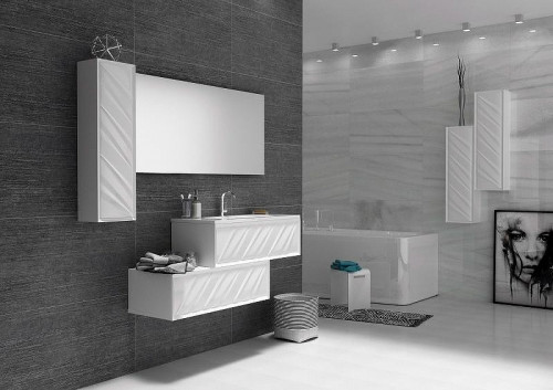 Зеркало Marka One Glace 140 У73579 с подсветкой Холодный свет 300 LED